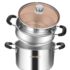 Tefal Comfort Max – Wok 28 cm, Acero inoxidable | Wok de 28 cm, Revestimiento Antiadherente, Thermo-Spot, Diseño resistente y duradero, Apto inducción