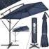 Klarstein Campana Extractora Decorativa 90 cm con Luces LED, Extractor Cocina Flujo Aire 591.5m³/h, Campanas Extractoras Acero, Extractores para Cocina con Filtros Anti Grasa Bajo Consumo