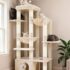 Gitelsnour Rascador para Gatos 125 cm, con Cueva,Plataforma Grande GCT006SM