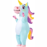 SHMIZZ Disfraz Hinchable Adulto Unicornio, Halloween Costumes Disfraz Hinchable Disfraz Inflable Carnaval Blow Up Party Cosplay Disfraces para Adultos para Halloween,Cosplay,Fiesta