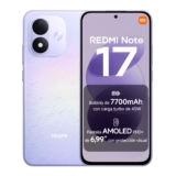REDMI Note 17, Smartphone 6+256GB, Morado Celestial, batería de 7700mAh | Cámara 50 MP, carga 45 W, pantalla GOLED FHD+ 6,99″, HyperOS 3 + Google Gemini, resistencia IP65