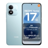 REDMI Note 17 5G, Smartphone 6+256GB, Turquesa Cielo, batería de 7700mAh | Snapdragon® 4 Gen 4, carga turbo 45 W, AMOLED FHD+ 6,99″ con protección ocular, HyperOS, IP65, cámara 50 MP