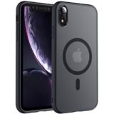 TOCOL Funda para iPhone XR (6,1″), Compatible con MagSafe, Titanio Negro