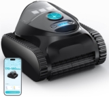 (2026 New) C1 Robot Piscina Limpiafondos y Paredes, Navegación Inteligente | Doble Filtro, 7 Modos Control por App, Navegación Inteligente, 180 min Autonomía, Limpiafondos Piscina hasta 150 m²