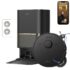 GASLAND PRO GH2905BG1FC Encimera de vidrio negro, 5 fuegos con mandos retroiluminados, 87 cm, quemadores de latón, apta para gas butano, potencia 10400 W, Compatible con gas natural/GLP