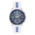 Citizen AW1810-85L – Reloj analógico de Cuarzo para Hombre con Correa de Acero Inoxidable, Azul, Pulsera