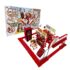 Snips – Vaporera Cocinar Vapor Microondas con Tapa, Roja 4L y 2 Cestas Extraíbles, Cocina al Vapor Rápida y Saludable, Recipiente Bote Microondas 26.5x22x13.5, Recipientes para Alimentos Made in Italy
