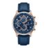 Ben Sherman Nottingham – Reloj cronógrafo de Cuarzo con Esfera y Correa de Piel auténtica Plateada para Hombre, Cristal Mineral, 3 ATM, Caja de 44 mm