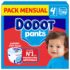 Dodot Pants Pañales Talla 5, 152 Unidades, 11-17 kg. | Ajuste 360° a prueba de fugas, Protección día y noche